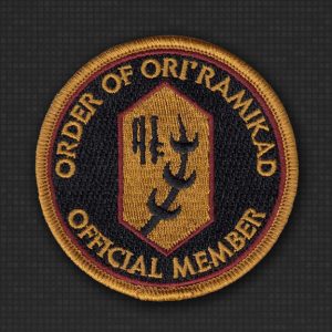 Order of Ori'ramikad Official Member Patch