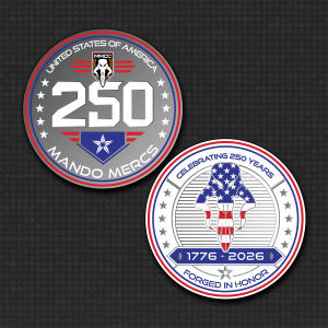 Western US - United States of America 250 Challenge Coin
