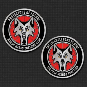 The Lothwolf Bows to None Challenge Coin